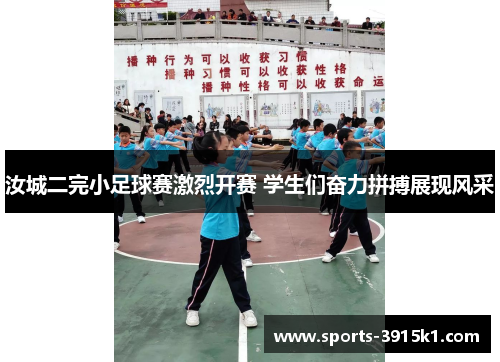 汝城二完小足球赛激烈开赛 学生们奋力拼搏展现风采
